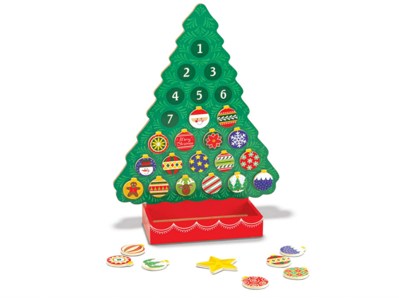 Melissa & Doug Countdown to Christmas Wooden Advent Calendar