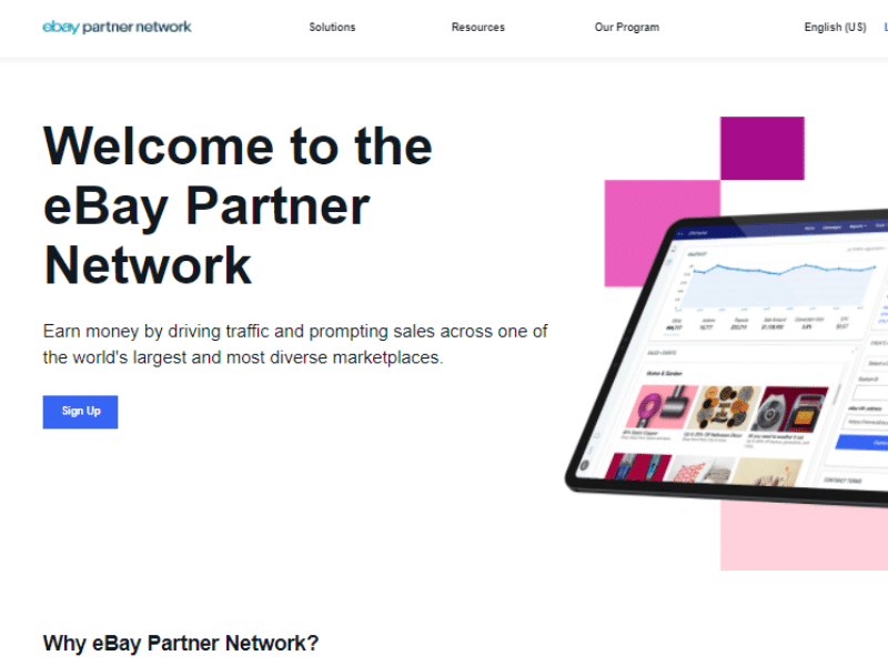 eBay Partner Network Affiliate Program