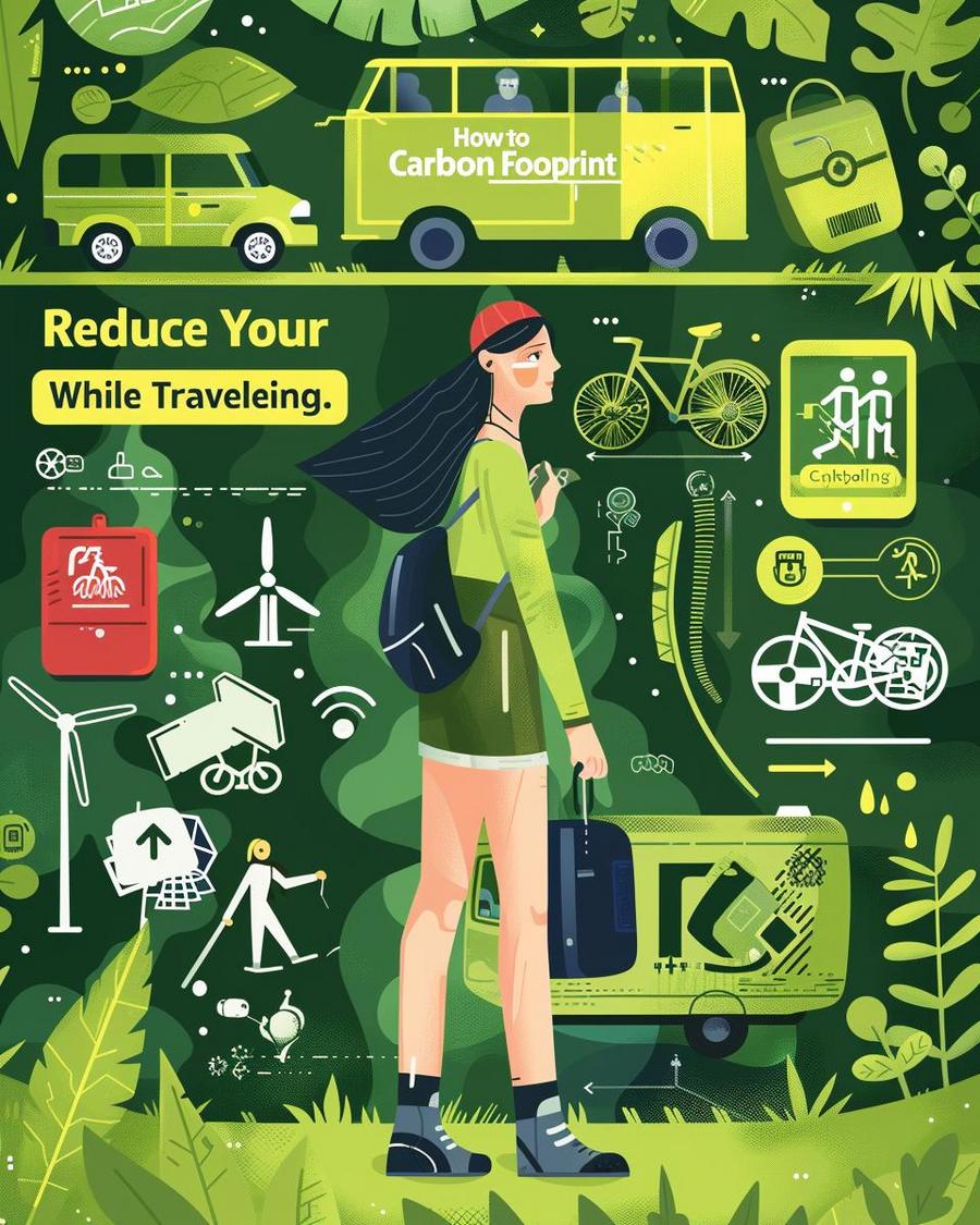 Eco-friendly transportation options: How to Reduce Your Carbon Footprint While Traveling.