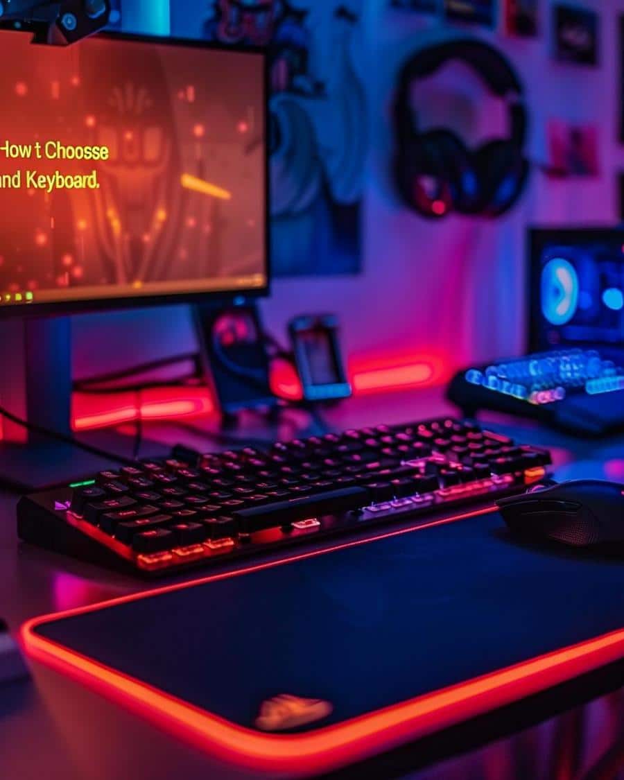 Exploring Sensor Technology Close-up of gaming mouse and keyboard tech: How to Choose the Right Gaming Mouse and Keyboard.