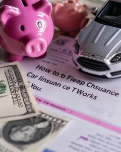Various types of car insurance policies for affordable coverage options and cheap car insurance.