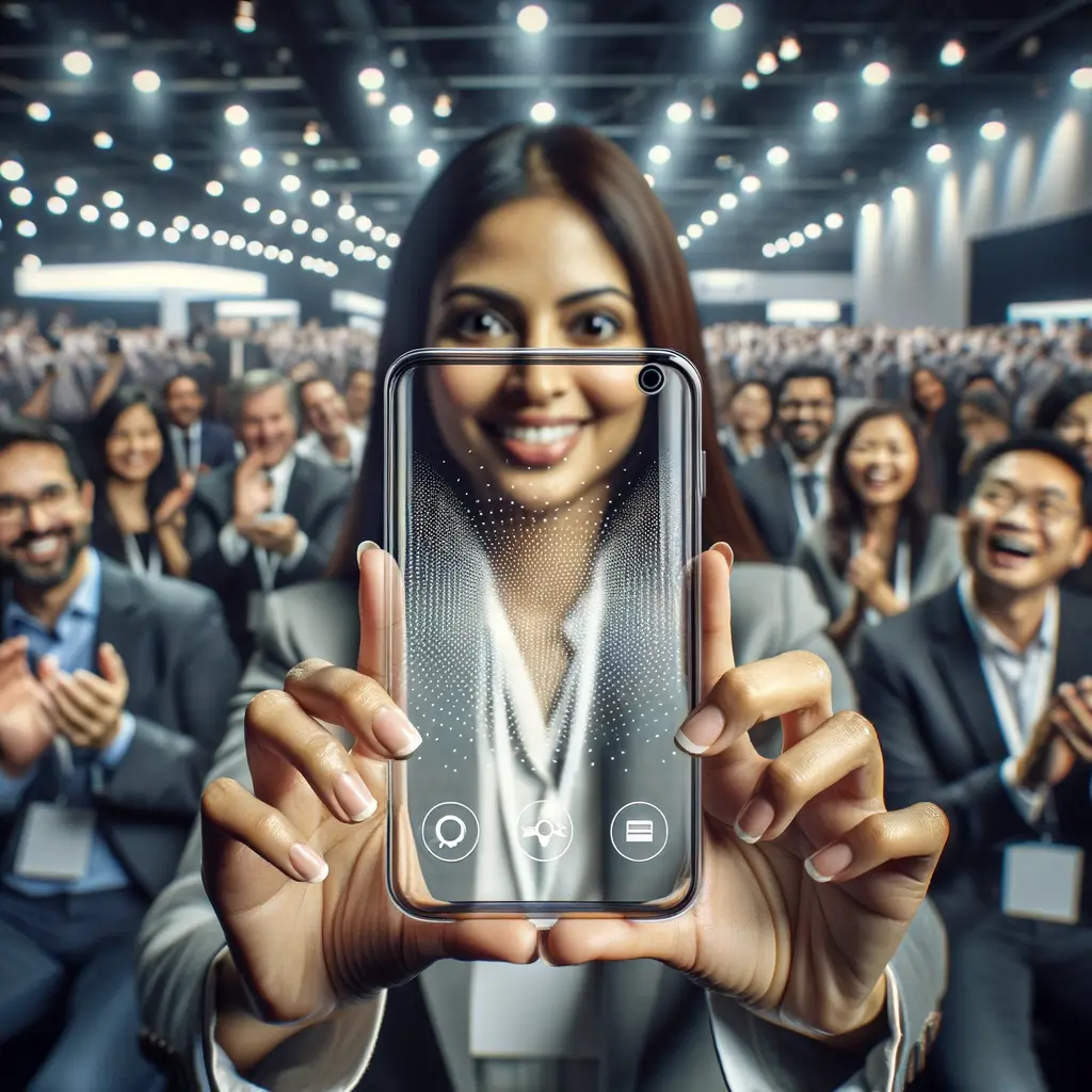 Samsung transparent phone